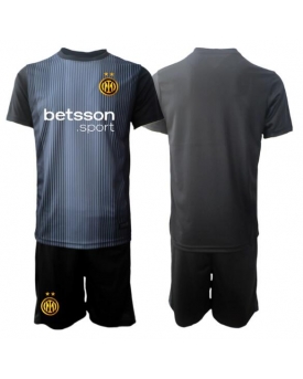 Billige Fotballdrakt Inter Milan Keeper Replika Hjemmedraktsett Barn 2025-26 Kortermet (med bukser)